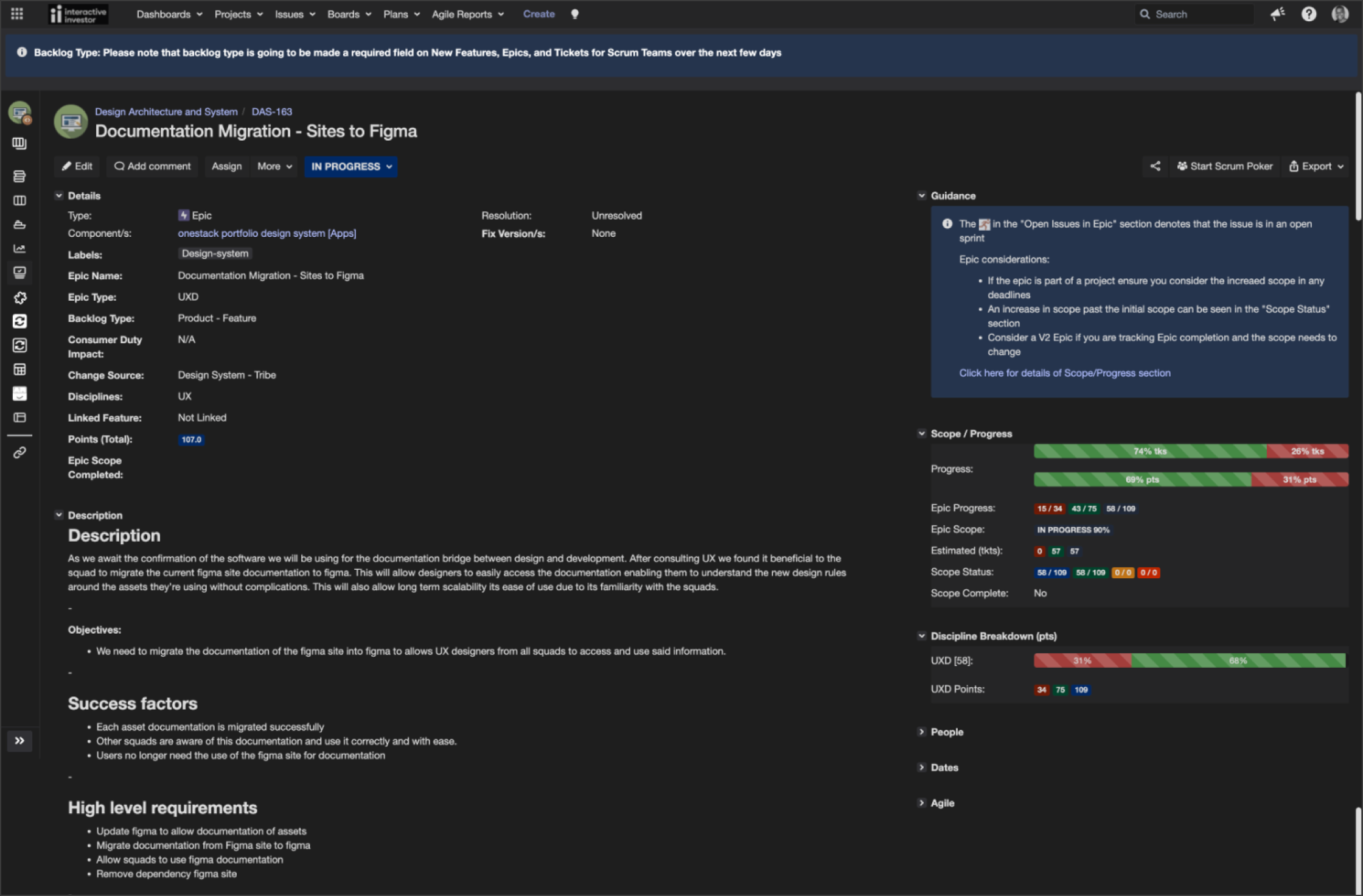 Design System squad documentation migration