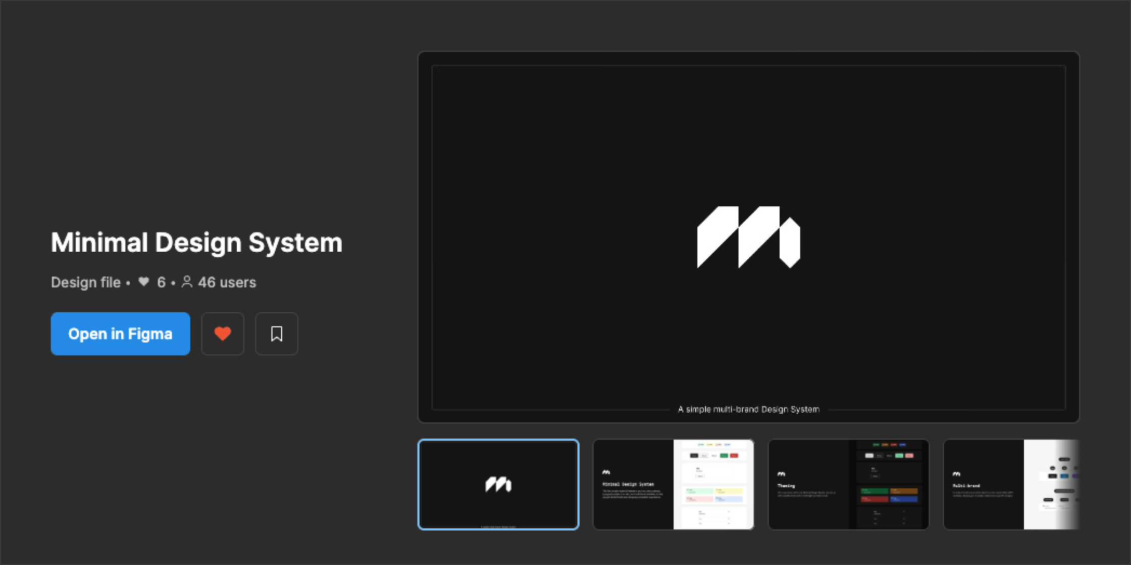 Minimal Design System in Figma